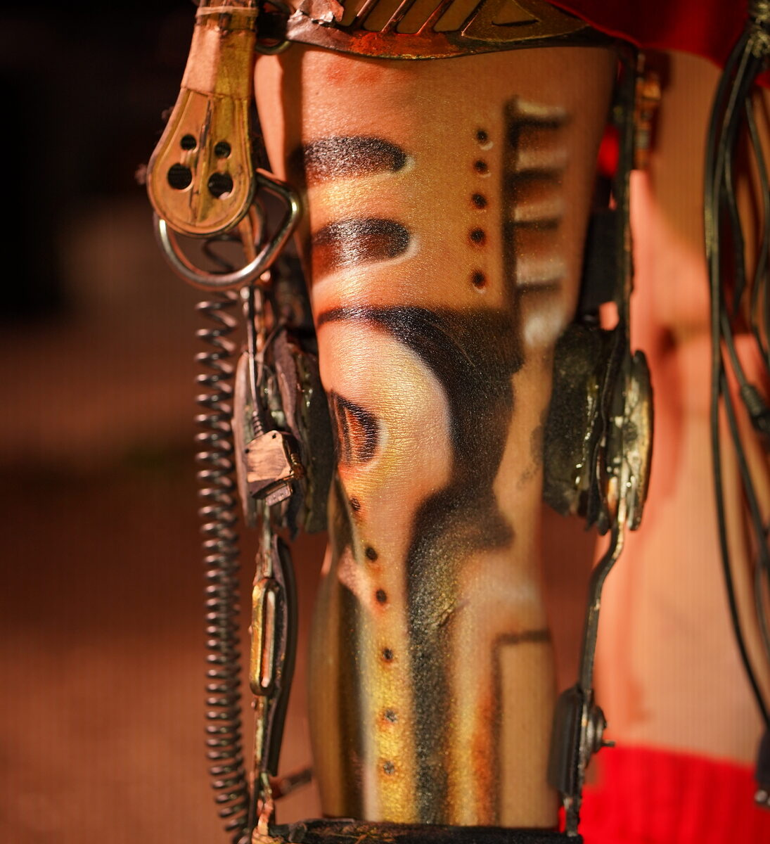 Robotic bodypaint by Udo Schurr Foto: Heiko Herrmann